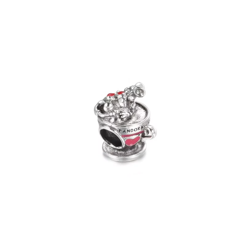 (imagen para) Pandora Disney Parks Mickey y Minnie Tazas de Té Charm - 799265C01 - Ver 3