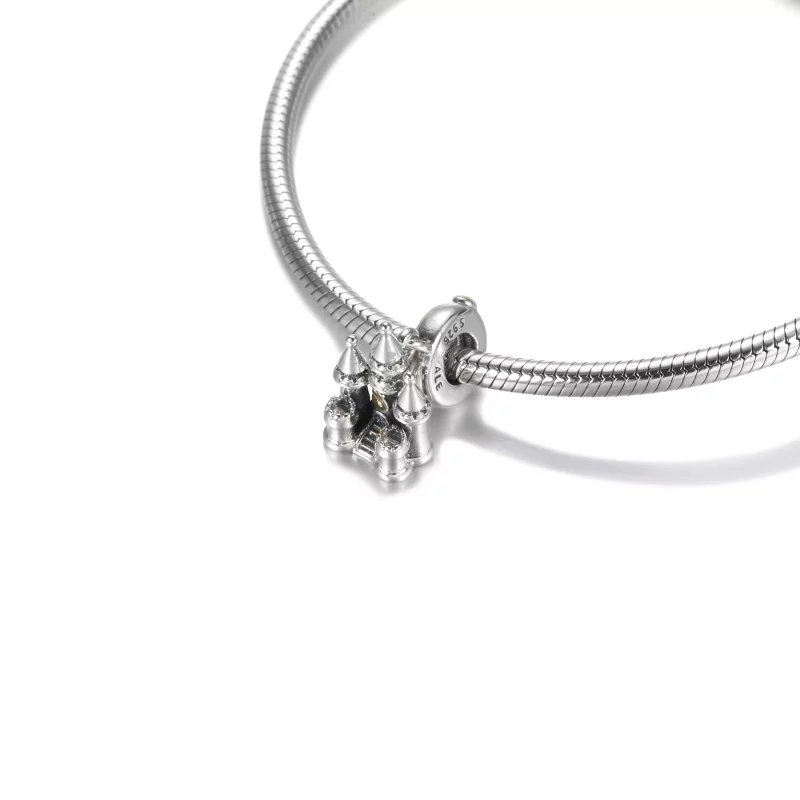 (imagen para) PANDORA Encanto Colgante Castillo Bicolor - 799337C00 - Ver 5