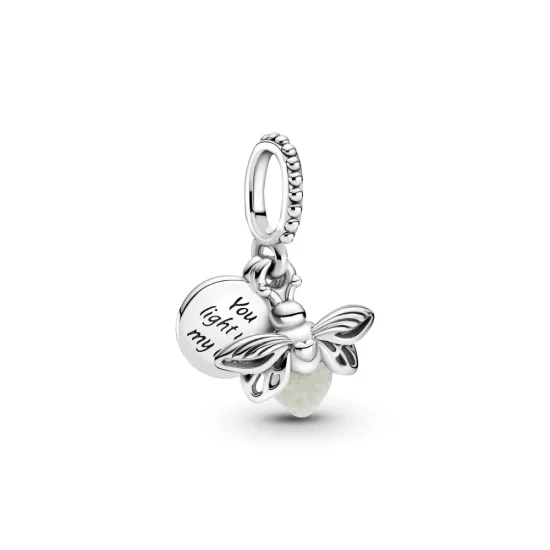 (imagen para) PANDORA Encanto Colgante Luciérnaga que Brilla en la Oscuridad - 799352C01