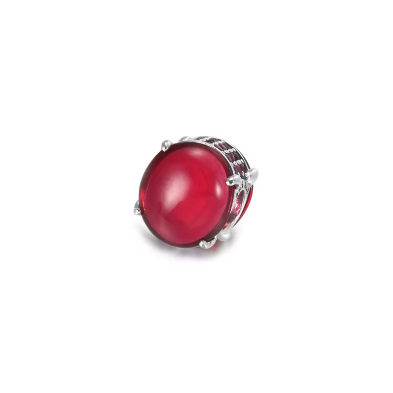 (imagen para) PANDORA Encanto de Cabujón Ovalado Rosa Fucsia - 799309C01 - Ver 2