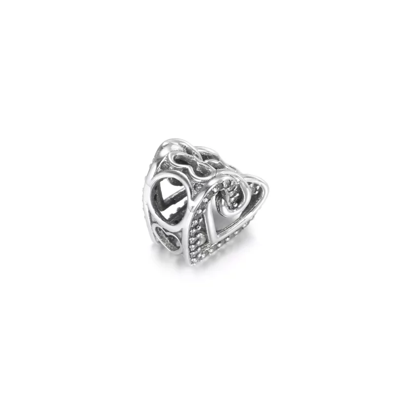 (imagen para) PANDORA Encanto de Corazones Entrelazados Brillantes - 799270C01 - Ver 3