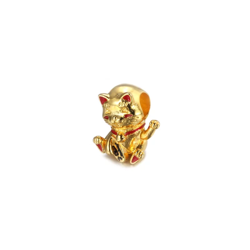 (imagen para) PANDORA Encanto Lindo Gato de la Fortuna - 769271C01 - Ver 2