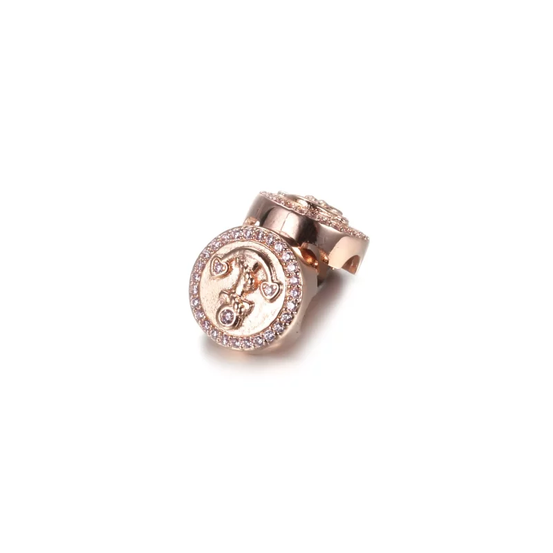 (imagen para) Pandora Rose Clip de ancla rosa brillante - 789019C01 - Ver 3