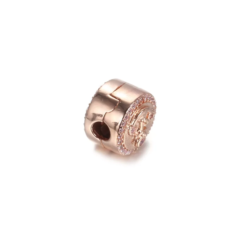 (imagen para) Pandora Rose Clip de ancla rosa brillante - 789019C01 - Ver 5