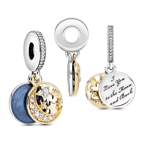 (imagen para) Pandora Shine Pandora "Te amo hasta la Luna y de vuelta" Colgante - 761993C01