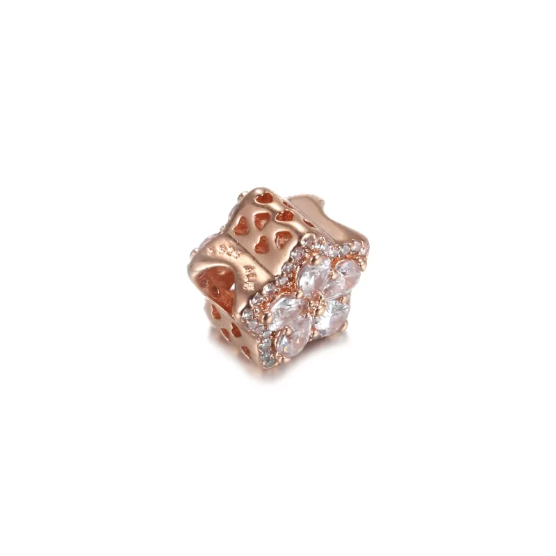 (imagen para) Pulsera PANDORA con encanto de copo de nieve brillante con pavé - 789224C01 - Ver 2