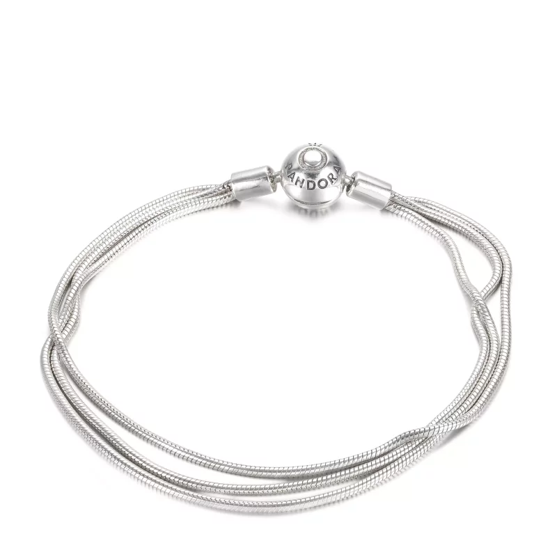 (imagen para) Pulsera Pandora Moments Multi Snake Chain - 599338C00 - Ver 2
