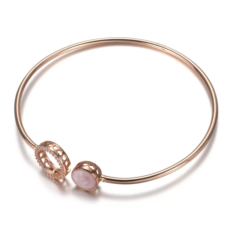 (imagen para) Pulsera PANDORA Pink Swirl - 589287C01 - Ver 2