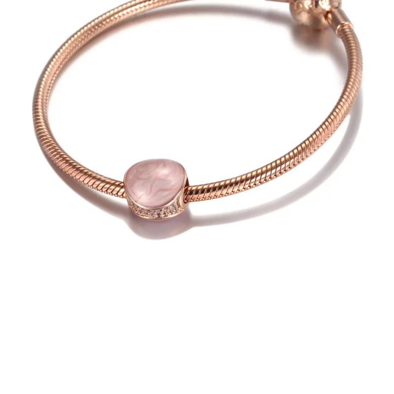 (imagen para) Pulsera PANDORA Swirl Rosa - 789306C01 - Ver 5