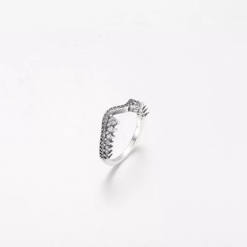 (imagen para) Anillo PANDORA Ondulado Asimétrico Brillante - 192543C01 - Ver 2