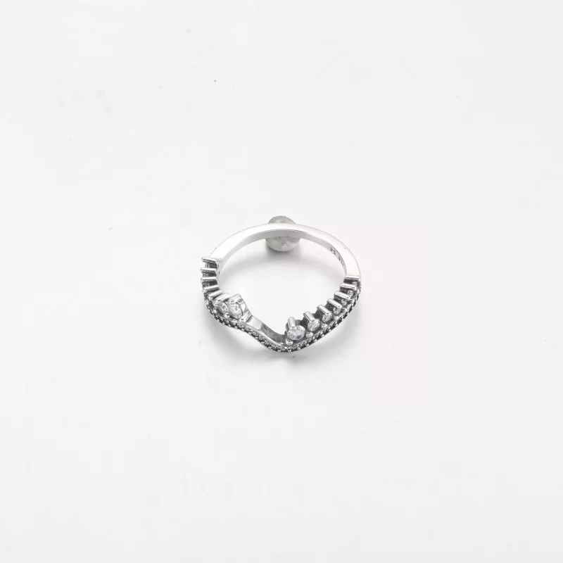 (imagen para) Anillo PANDORA Ondulado Asimétrico Brillante - 192543C01 - Ver 3