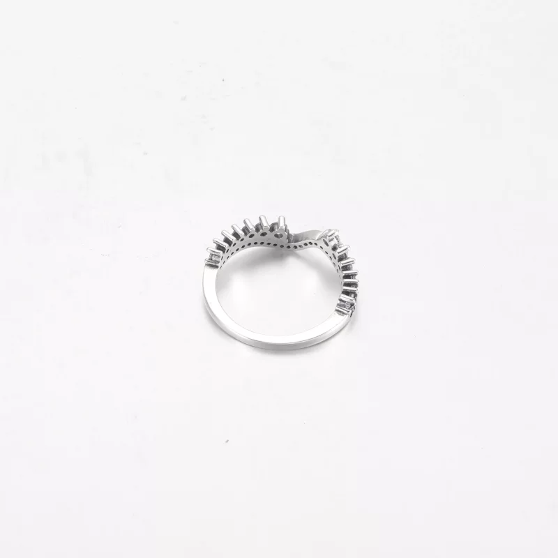 (imagen para) Anillo PANDORA Ondulado Asimétrico Brillante - 192543C01 - Ver 4