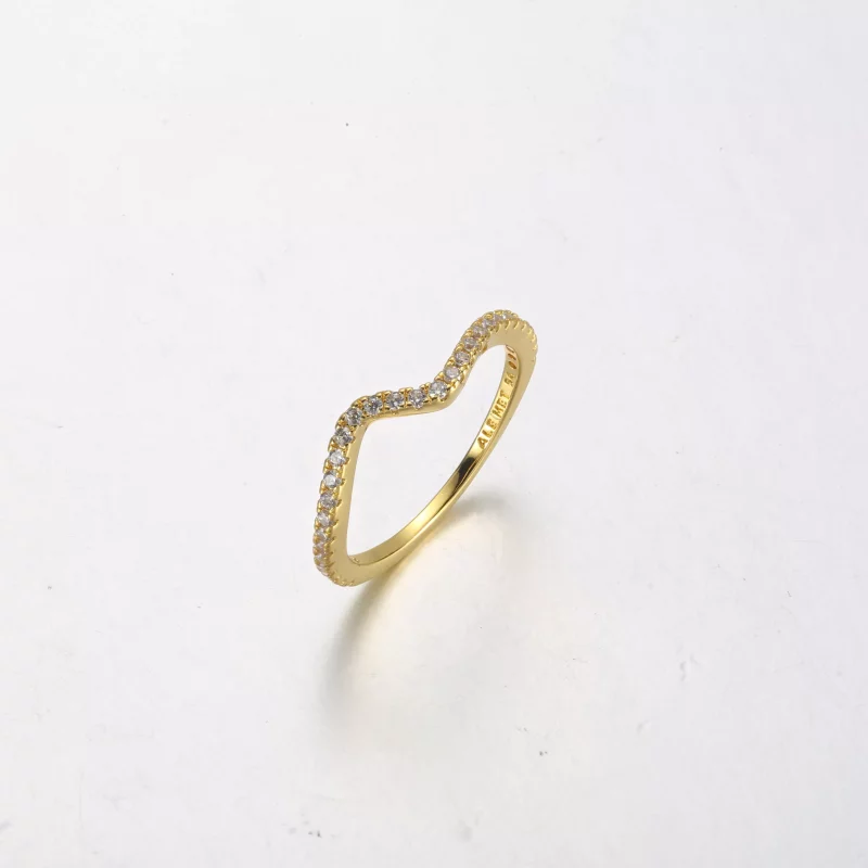 (imagen para) Anillo PANDORA Sparkling Wave - 162539C01 - Ver 2