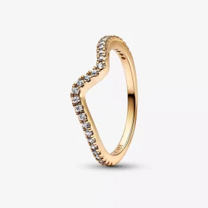 (imagen para) Anillo PANDORA Sparkling Wave - 162539C01