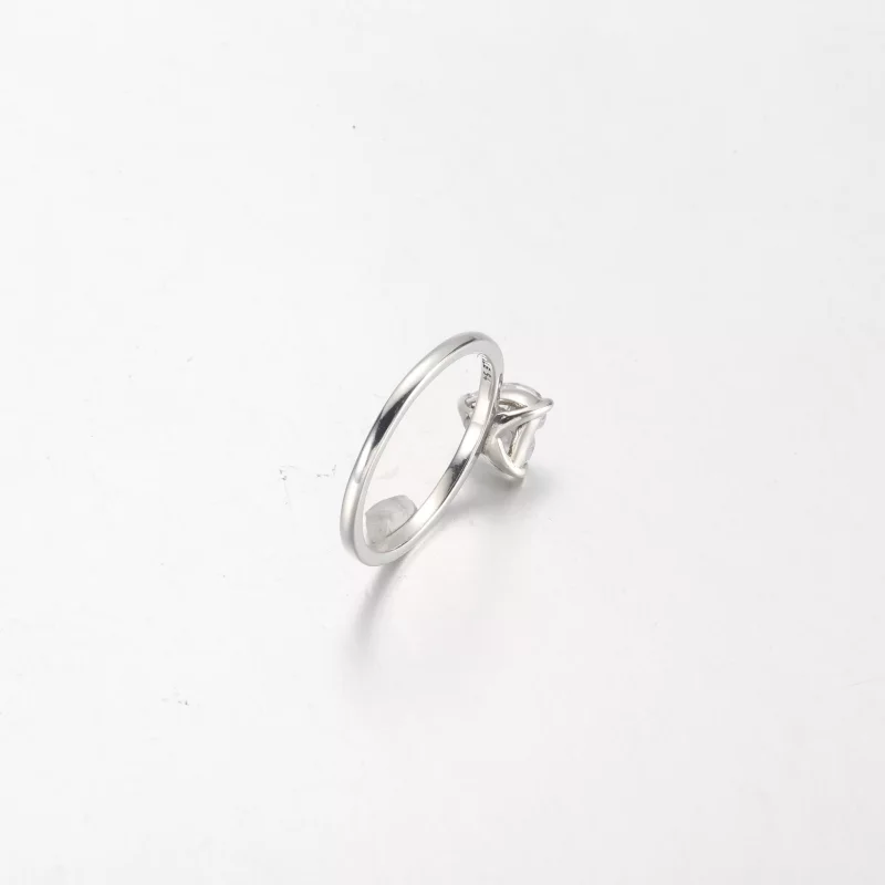 (imagen para) Anillo solitario corazón brillante PANDORA - 191165C01 - Ver 5
