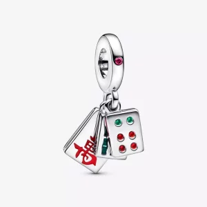 (imagen para) Charm colgante triple PANDORA Mahjong - 792523C01
