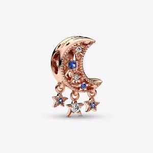 (imagen para) Charm PANDORA Estrella y Luna Creciente - 789643C01