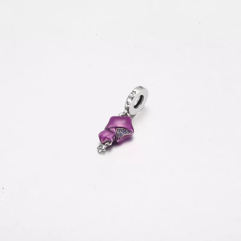 (imagen para) Colgante de Estrella de la Suerte Morada de Pandora - 792487C01 - Ver 2