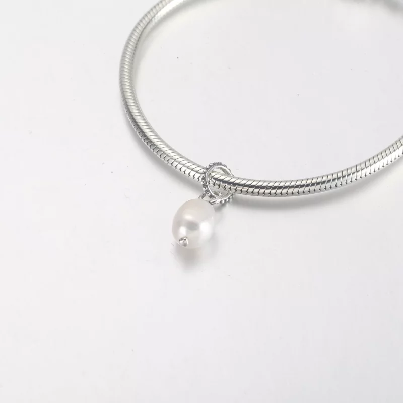 (imagen para) Colgante de Perla Barroca de Agua Dulce Cultivada Tratada PANDORA - 399427C01 - Ver 4