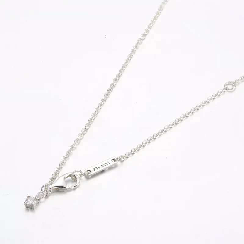 (imagen para) Collar colgante de PANDORA Sparkling Herbarium Cluster - 392387C01 - Ver 4