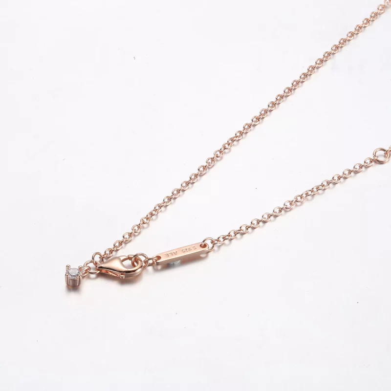 (imagen para) Collar de PANDORA Sparkling Herbarium Cluster Drop Collier - 382386C01 - Ver 4
