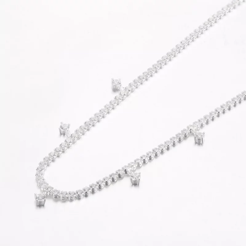 (imagen para) Collar PANDORA Sparkling Drop Collier - 392405C01 - Ver 2
