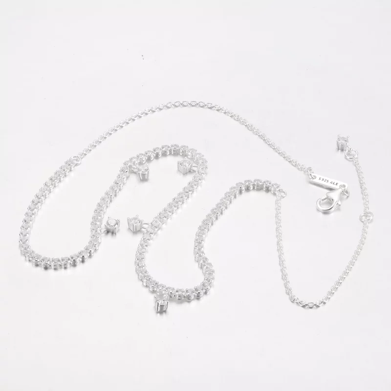 (imagen para) Collar PANDORA Sparkling Drop Collier - 392405C01 - Ver 5