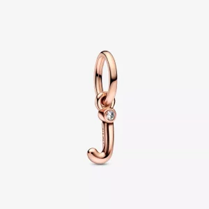 (imagen para) PANDORA Charm Colgante de Letra J en Script - 782465C01