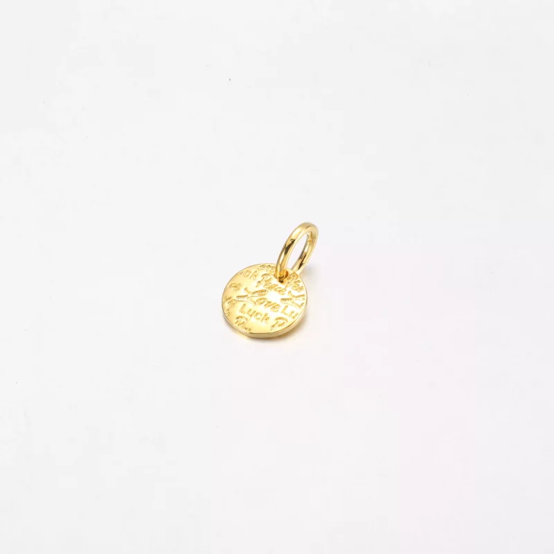 (imagen para) PANDORA Charm Colgante Paz, Amor y Suerte - 752329C00 - Ver 2
