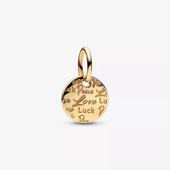 (imagen para) PANDORA Charm Colgante Paz, Amor y Suerte - 752329C00