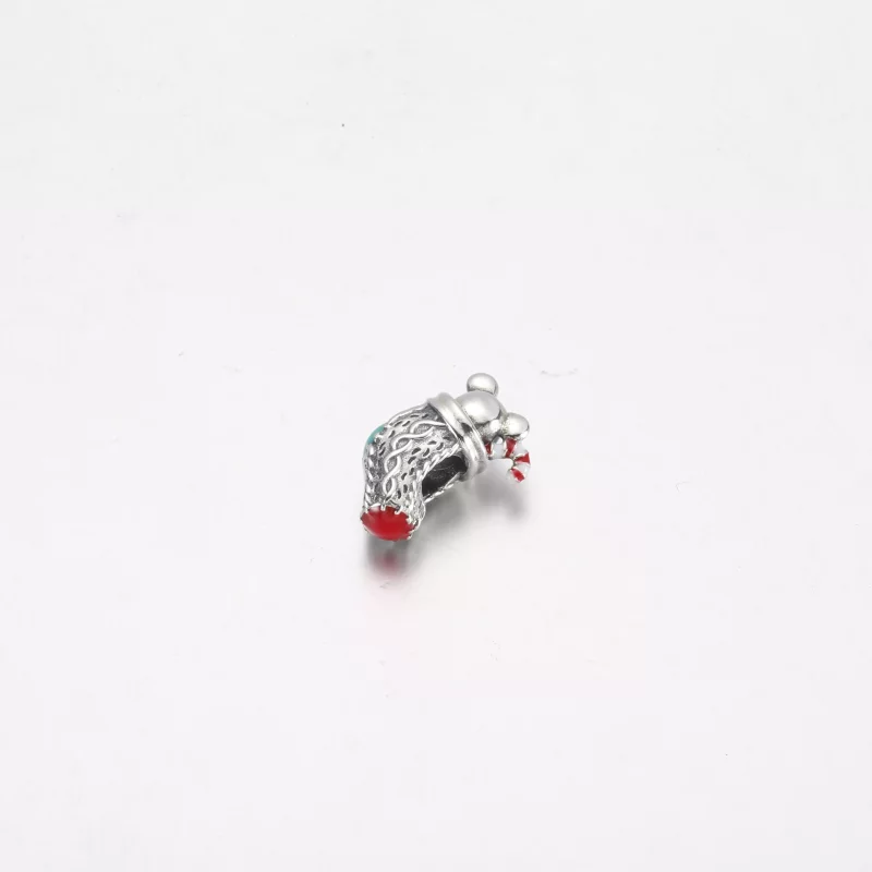 (imagen para) PANDORA Charm festivo de ratón y calcetín - 792366C01 - Ver 4
