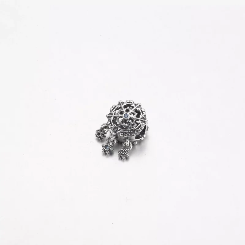 (imagen para) PANDORA Charm gota de copo de nieve helado - 792367C01 - Ver 3