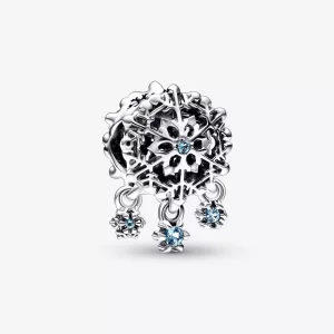 (imagen para) PANDORA Charm gota de copo de nieve helado - 792367C01