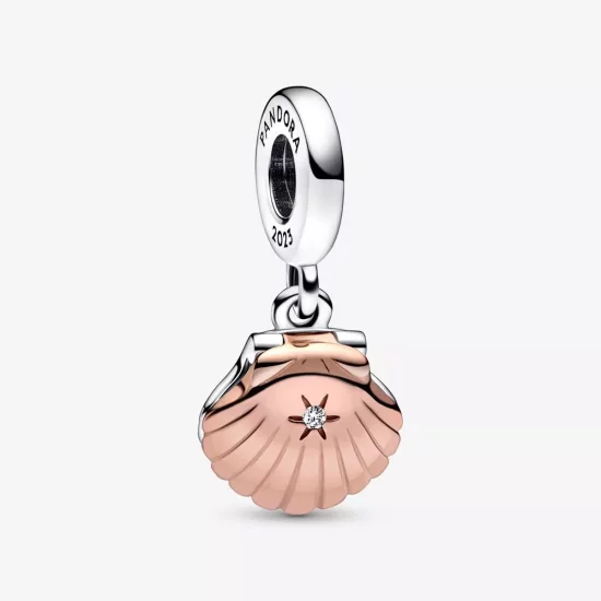 (imagen para) Pandora Club 2023 Colgante con Concha de Mar y Perla de Agua Dulce Tratada - 782449C01
