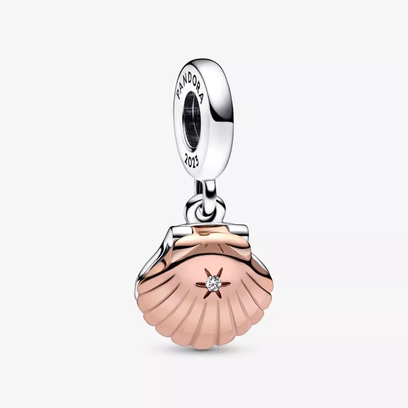 (imagen para) Pandora Club 2023 Colgante con Concha de Mar y Perla de Agua Dulce Tratada - 782449C01