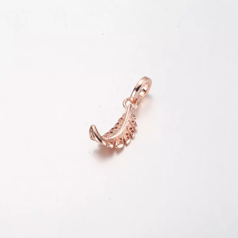 (imagen para) PANDORA Colgante Flotante de Pluma Curvada - 782578C01 - Ver 3