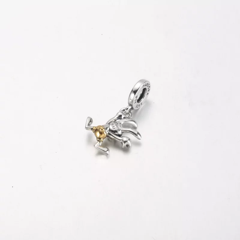 (imagen para) PANDORA Disney 100 Aniversario Oswald Colgante Charm - 792519C01 - Ver 3