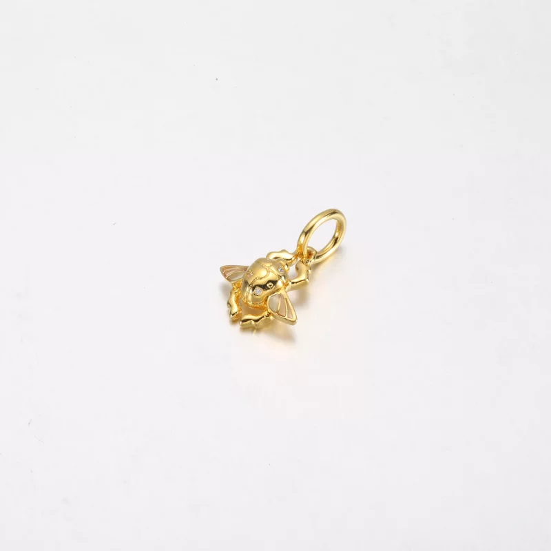 (imagen para) PANDORA Disney Aladdin Escarabajo de Escarabajo Colgante Charm - 762345C01 - Ver 2