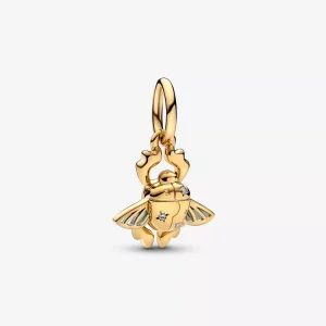 (imagen para) PANDORA Disney Aladdin Escarabajo de Escarabajo Colgante Charm - 762345C01