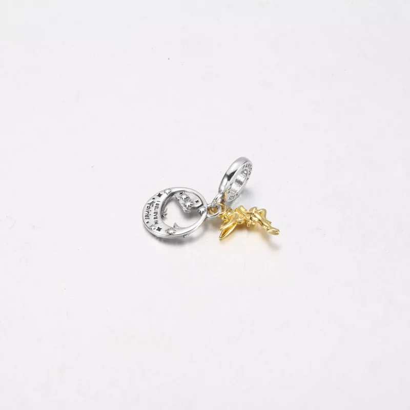 (imagen para) PANDORA Disney Campanilla Celestial Noche Colgante Charm - 762517C01 - Ver 3