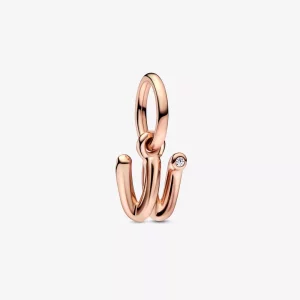 (imagen para) PANDORA Encanto Colgante de Letra W en Guión - 782481C01