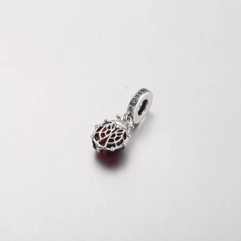 (imagen para) PANDORA Encanto Colgante Mariquita Roja - 792571C01 - Ver 3