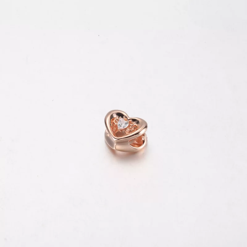 (imagen para) PANDORA Encanto Corazón Radiante y Piedra Flotante - 782493C01 - Ver 3