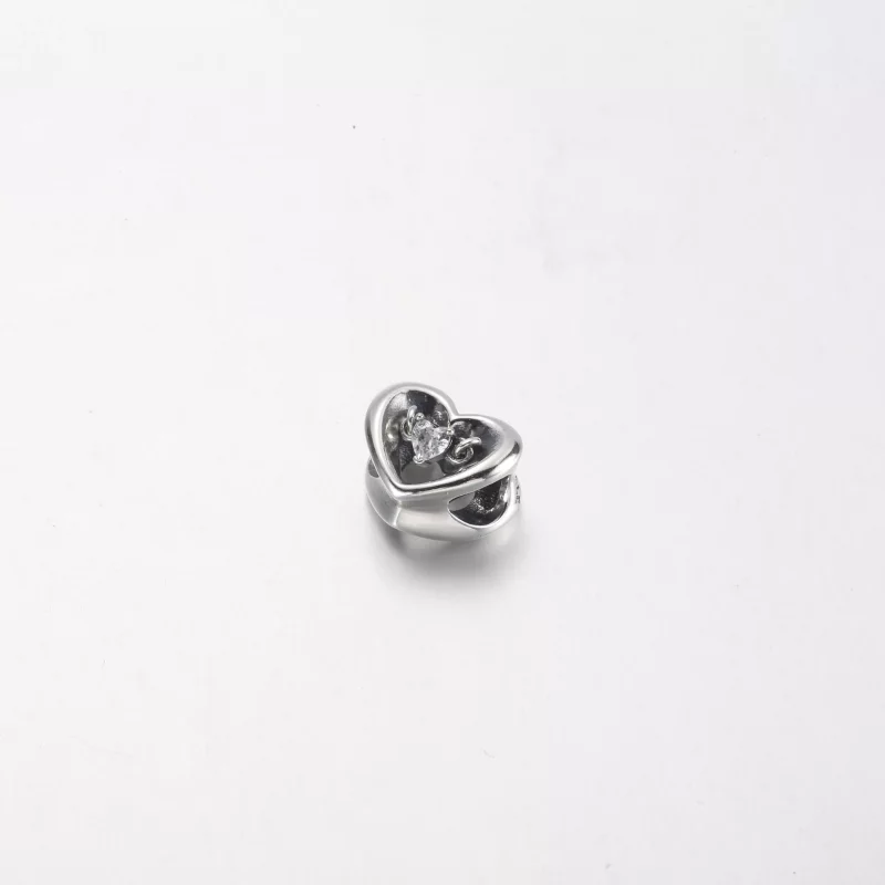 (imagen para) PANDORA Encanto Corazón Radiante y Piedra Flotante - 792493C01 - Ver 2