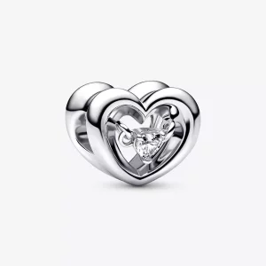 (imagen para) PANDORA Encanto Corazón Radiante y Piedra Flotante - 792493C01