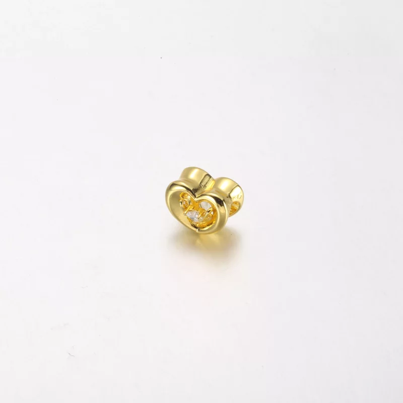 (imagen para) PANDORA Encanto de Corazón Radiante y Piedra Flotante - 762493C01 - Ver 2