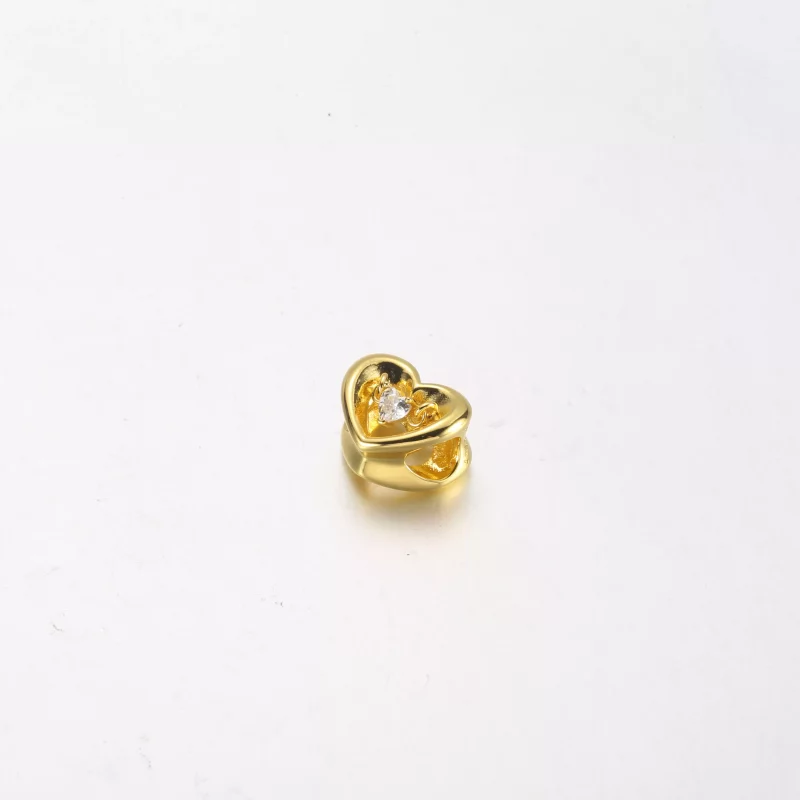 (imagen para) PANDORA Encanto de Corazón Radiante y Piedra Flotante - 762493C01 - Ver 4