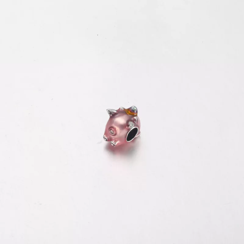 (imagen para) PANDORA Encanto de Unicornio Volador y Cerdo - 792573C01 - Ver 3