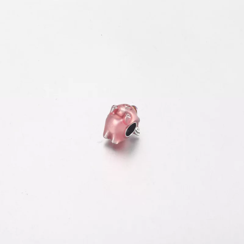 (imagen para) PANDORA Encanto de Unicornio Volador y Cerdo - 792573C01 - Ver 4