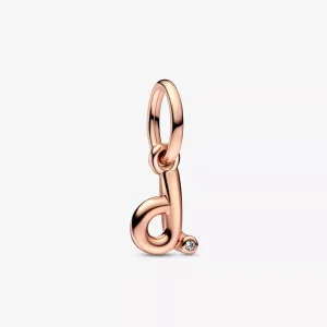 (imagen para) PANDORA Letra D Colgante con Guión del Alfabeto - 782534C01